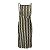 Vestido envelope Missoni em viscose verde e marrom Multicor - vista 2