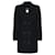 Chanel Jaqueta de tweed preta grande com botões CC Multicor  ref.965277