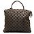Louis Vuitton Monogram Addiction Marrone Lockit Verticale MM - vista 3