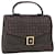 BALLY Hand Bag Leather Gray Auth bs6229 Grey  ref.965906