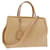 FENDI Two Joule Hand Bag Straw Beige Auth bs6299 Cloth  ref.965908