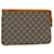 Céline CELINE Paris Macadam Clutch Bag Canvas Leather Beige Brown Auth 45981 Cloth  ref.965914