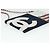 CHANEL Chain Choco Bar Umhängetasche Canvas Marine Silber Rot CC Auth 45611 Marineblau - Ansicht 12