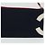 CHANEL Chain Choco Bar Umhängetasche Canvas Marine Silber Rot CC Auth 45611 Marineblau - Ansicht 4