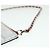 CHANEL Chain Choco Bar Umhängetasche Canvas Marine Silber Rot CC Auth 45611 Marineblau - Ansicht 9