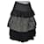 Luisa Spagnoli Midi Skirt Black Grey Synthetic Wool  ref.966009