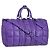 Abbesses Louis Vuitton LV Keepall 50 doudoune damier neuve Violet