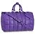 Abbesses Louis Vuitton LV Keepall 50 doudoune damier neuve Violet - vue 2
