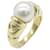Bulgari *Bvlgari BVLGARI Paso Doppio Ring Ring Jewelry K18 (Yellow gold) Pearl Women's White [Used] white  ref.966033