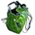 Clutch Basile Poschette in seta e raso verde chiaro