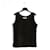 Yves Saint Laurent BLACK SUEDE AND LEATHER SEWING FR40 Daim Noir  ref.966082