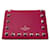 ****VALENTINO GARAVANI Studded Mini Wallets Pink Leather  ref.966465