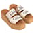 Chloé CHLOE Sandalen EU 40 Stoff Beige Leinwand  ref.966664