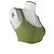 Autre Marque Gauge81 Soutien-gorge Zarza Vert Vif Tricot Côtelé - vue 2