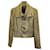 Ralph Lauren Collection Woven Single-Breasted Jacket in Gold Wool Tweed Golden  ref.967052
