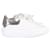 Alexander McQueen Oversized Low Top Sneakers in White Leather   ref.967056