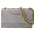 Petit sac convertible Fleming Soft - Tory Burch - Cuir - Gris  ref.967057