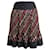Anna Sui Printed Knee Length Skirt in Multicolor Silk  ref.967065