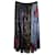Dries Van Noten Dries Van Notes Sax Sequin Pleated Midi Skirt In Multicolor Polyester Multiple colors  ref.967066