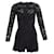 Valentino Garavani Lace Long-sleeve Playsuit in Black Cotton  ref.967067