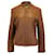 Autre Marque Lauren Ralph Lauren Quilted Jacket in Brown Leather  Pony-style calfskin  ref.967072