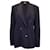 Max Mara Double Breasted Blazer in Black Virgin Wool  ref.967093