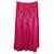 Jupe mi-longue plissée à sequins MSGM en polyester rose  ref.967189