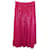 MSGM Pleated Sequin Midi Skirt In Pink Polyester  ref.967189