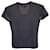 Giorgio Armani Jacquard Pattern T-shirt in Grey Virgin Wool Cotton  ref.967211
