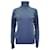 Ralph Lauren Turtleneck Knit Sweater in Blue Wool Cashmere  ref.967212