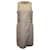 Michael Kors Robe à détail zippé en coton beige  ref.967218