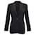Giorgio Armani Single-breasted Blazer in Black Wool  ref.967226