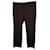 Theory Demitria Trousers in Brown Wool  ref.967269