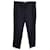 Max Mara Straight-leg Trousers in Black Cotton  ref.967342