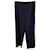 Joseph Side Button Elasticated Waist Trousers in Navy Blue Wool  ref.967345