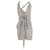 Mini abito a portafoglio Nanushka in crêpe increspato in viscosa con stampa animalier Fibra di cellulosa  ref.967346