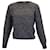 Suéter de malha Giorgio Armani em mistura de lã cinza escuro  ref.967353
