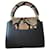 Louis Vuitton Capucines mini Black Leather  ref.967429