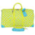 LOUIS VUITTON Monogram Neon Color Keepall Bandouliere 50 Bag M21869 auth 46404a Yellow Light blue  ref.967470