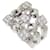 Bulgari *No. 11 [BVLGARI/Bvlgari] Lucia Diamond Ring K18WG White Gold 18K Gold 12.2g Ladies [Used] [Mako Pawnshop] [BL] Silvery  ref.967620