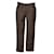 Pinko pantalones Marrón oscuro Sintético Algodón  ref.967637