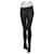 Rick Owens Pants, leggings Black Cotton Elastane Polyurethane  ref.967775