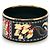 Ring Hermès Brazalete de esmalte brasileño extra ancho negro de Hermes - vista 2