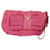 PRADA Beutel Nylon Leder Pink Auth yb175  ref.968251