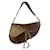 Saddle Dior Handbags Beige Light brown Dark brown Leather Pony-style calfskin Deerskin  ref.968348