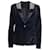 Dolce & Gabbana Navy Blue One-Button Tuxedo-Style Velvet Blazer  ref.968426