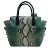 Reed Krakoff Verde / Borsa Atlantique in pelle nera - vista 3