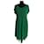 Vanessa Bruno Athe Dresses Olive green Viscose  ref.968465