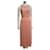 Jenny Packham Peach evening gown with sequins and rhinestones Polyester  ref.968858