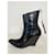 Unravel Project ankle boots Nero Pelle verniciata  ref.968861
